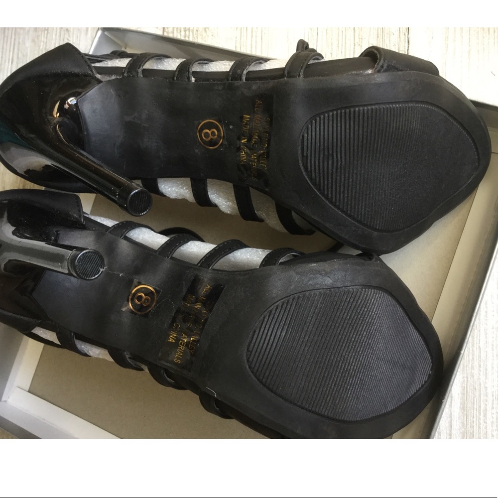 LACE UP HEELS GLADIATOR       SIZE 7 - Picture 5 of 7